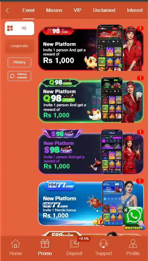 588Win game promotional some earning games