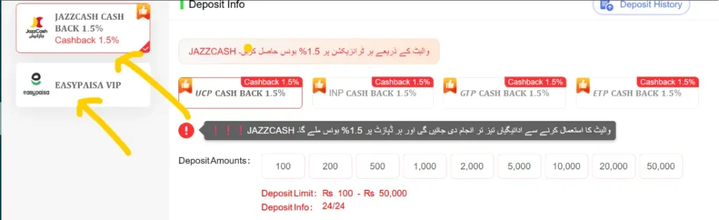 Ways to Deposit and Withdraw